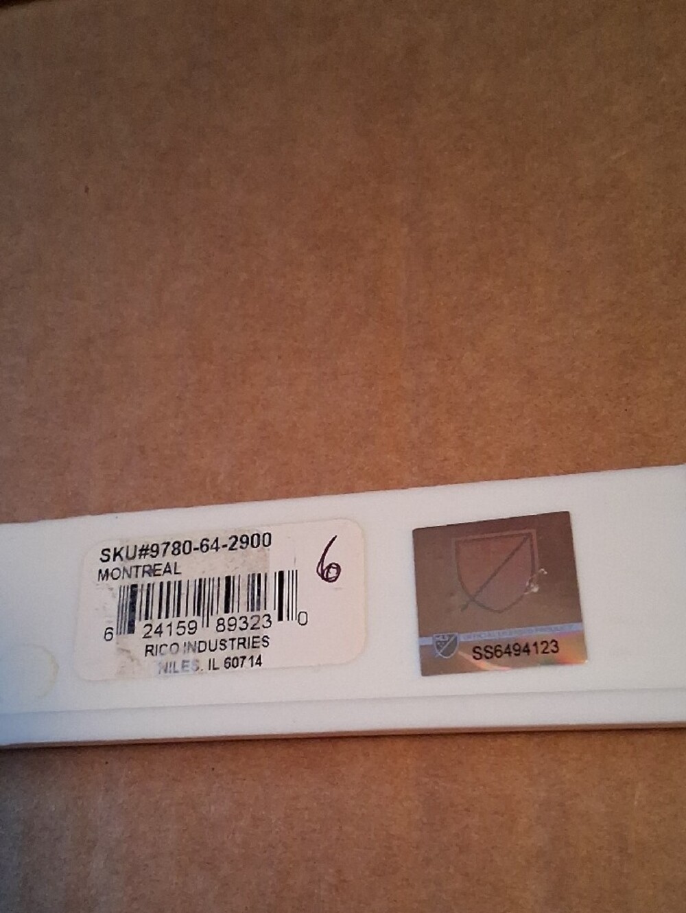 License Plate Frame - Blue/White - Picture 9 of 14